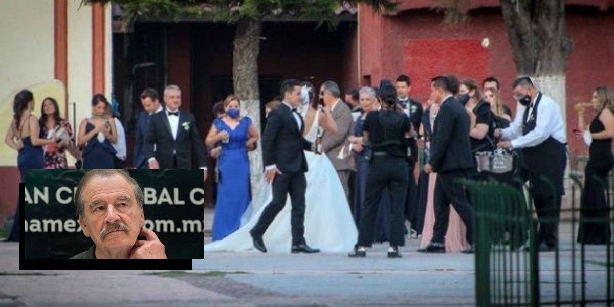 Celebran boda en Centro Fox; multan a Vicente Fox