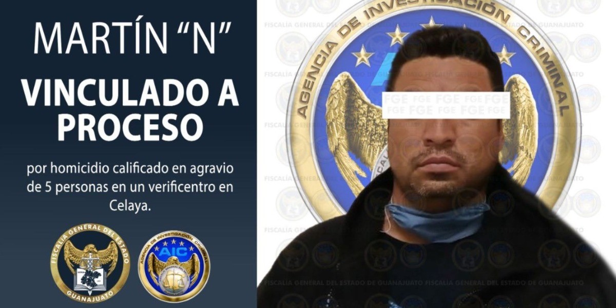 Procesan a multihomicida por ataque a verificentro en Celaya