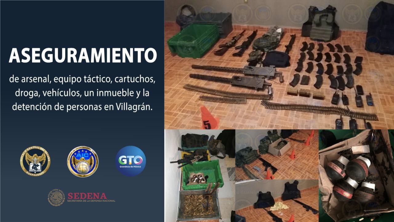 Aseguran droga y arsenal en Santa Rosa de Lima