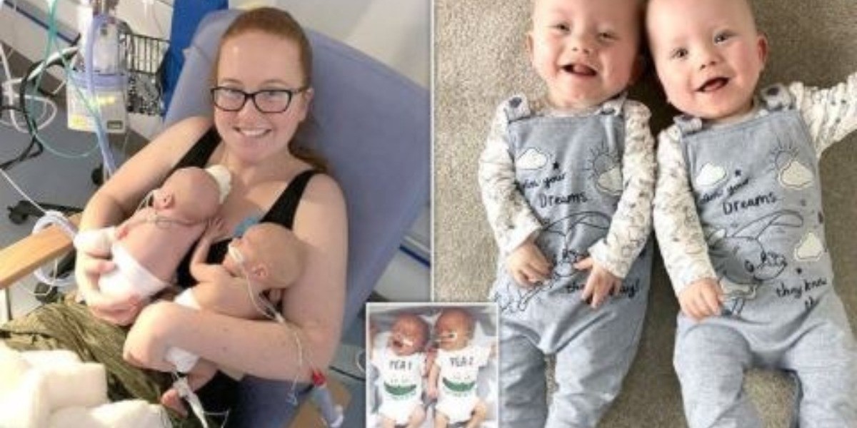 Británica da a luz mellizos con dos días de diferencia