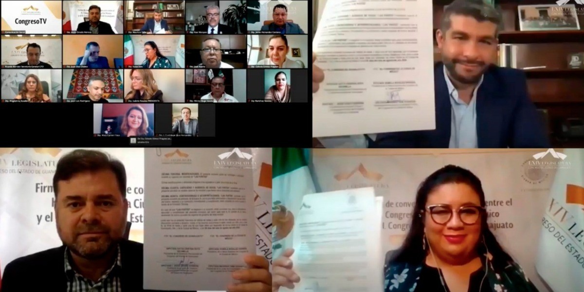 Congresos de Guanajuato y CDMX estrechan lazos