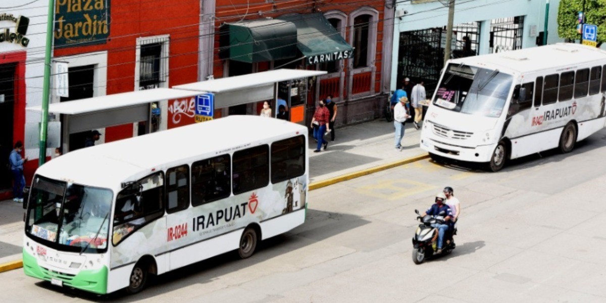 Continúa suspensión del transporte público los domingos en Irapuato