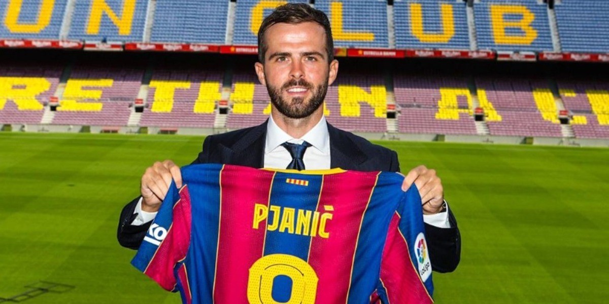 Pjanic, presentado con el Barça