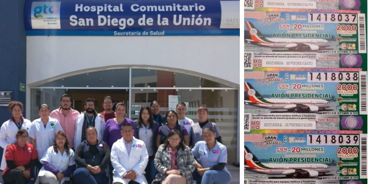 Hospital Comunitario de San Diego de la Unión, ¡el ganador de la Lotería!