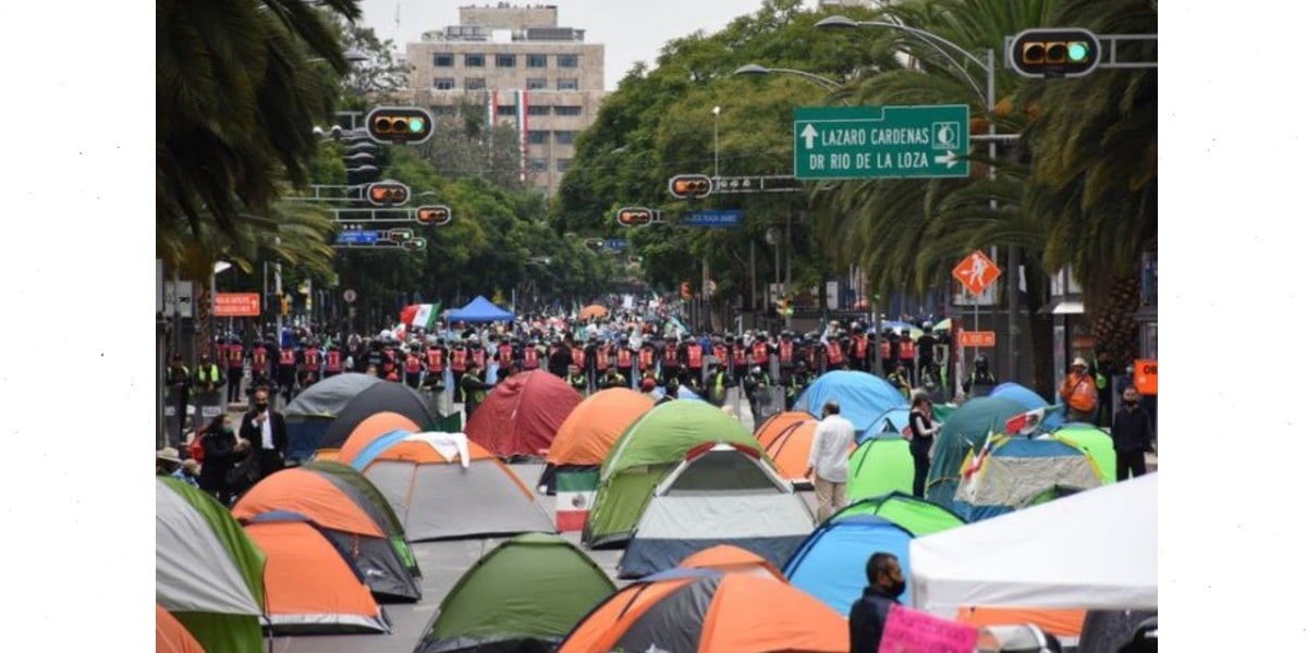 Qué hay detrás del plantón de Frenaa en la CDMX