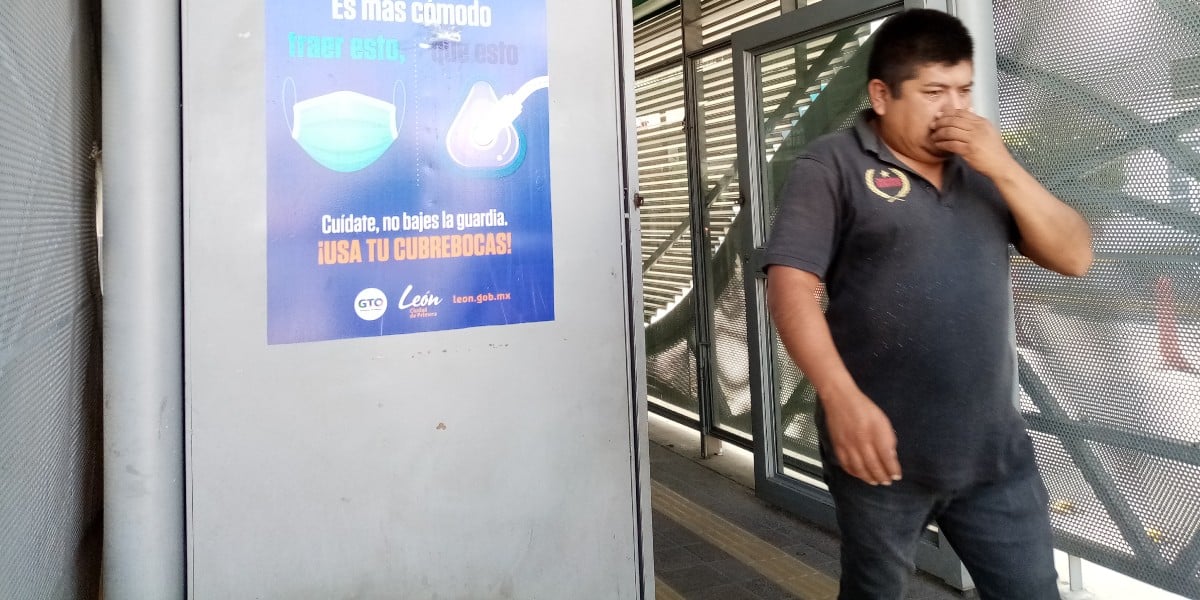 Preocupan a usuarios del SIT las personas sin cubrebocas