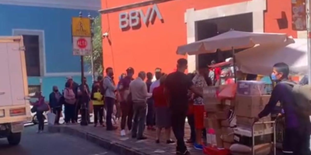 Clausuran banco por no respetar la sana distancia