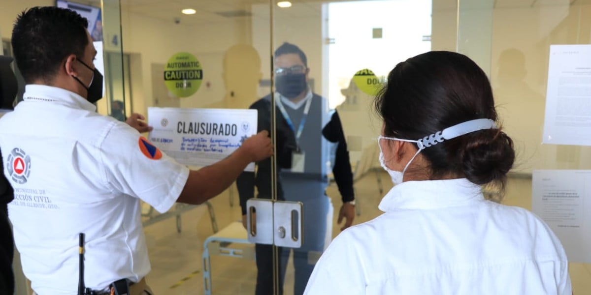 Clausuran otro banco BBVA por no respetar las medidas sanitarias