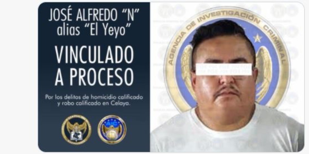 Vinculan al ‘Yeyo’ por homicidio calificado y robo calificado
