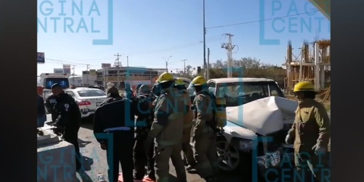 Cinco heridos, entre ellos una embarazada, deja accidente vial