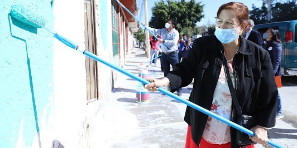 Pinta gobierno de León 4 mil fachadas de once colonias