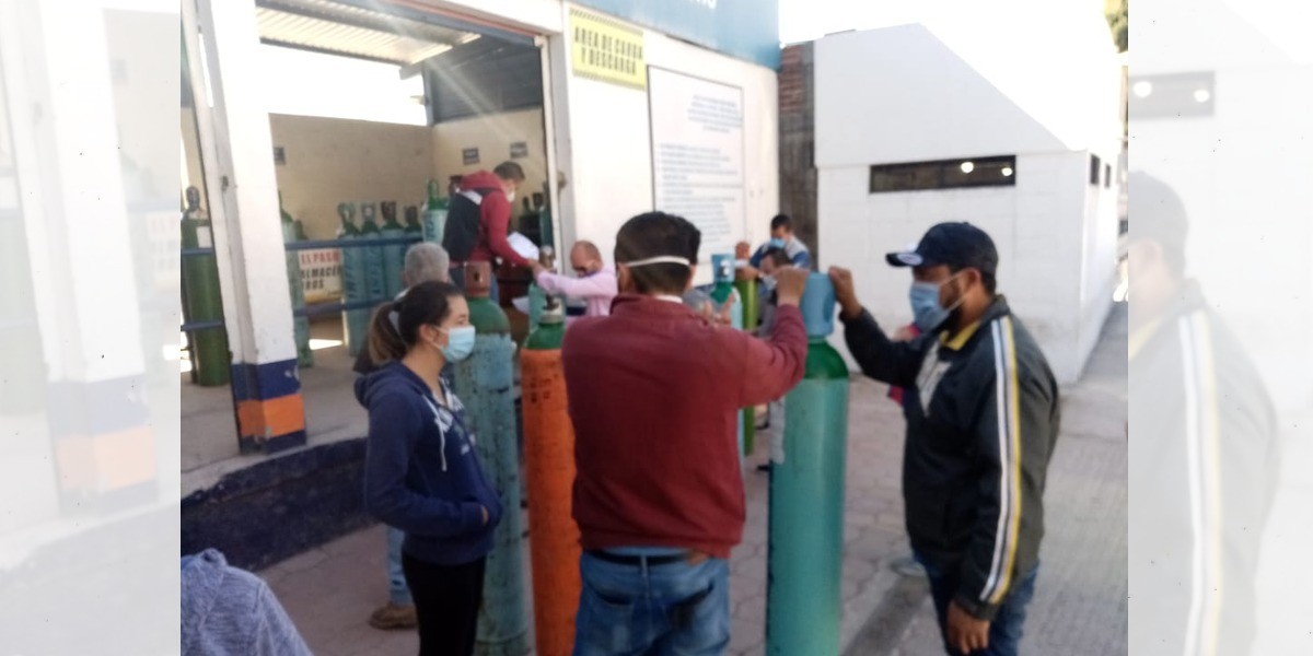 Búsqueda de oxígeno medicinal, toda una 'odisea' en época del COVID