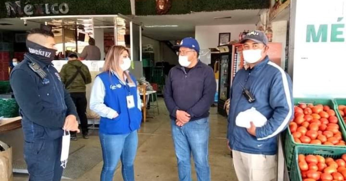 Vigilan cumplimiento de medidas en mercados de León