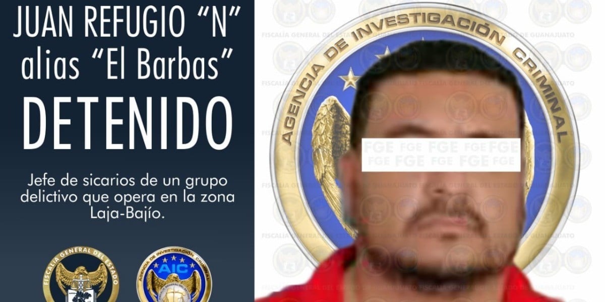 Capturan al jefe de sicarios del Cártel Santa Rosa de Lima