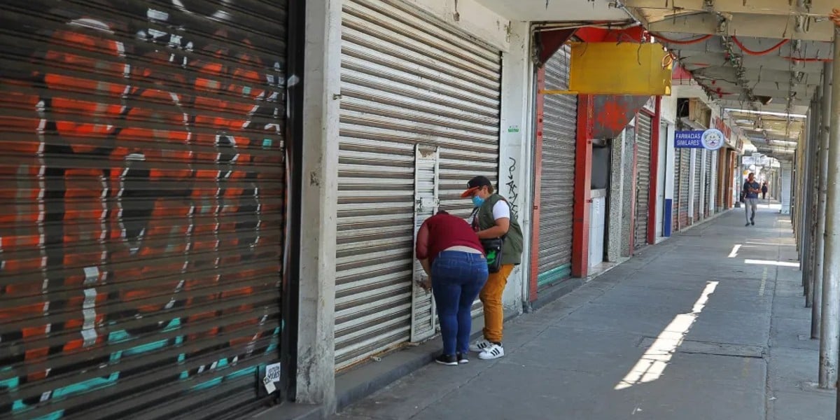 Cierran el 7% de los comercios en León por pandemia de COVID-19