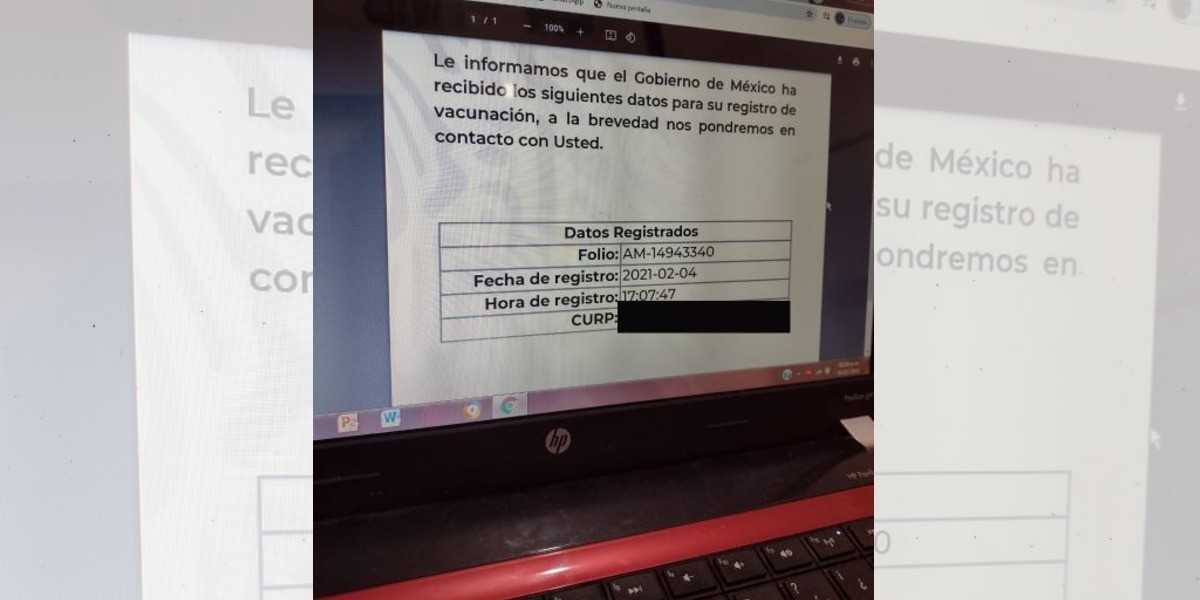 Página de registro de vacunación sufrió ataque cibernético