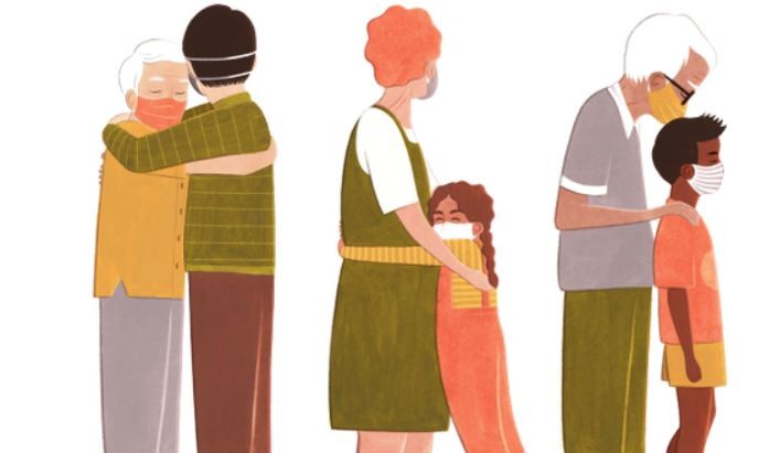 El poder de un abrazo seguro durante la pandemia... pero no con todos