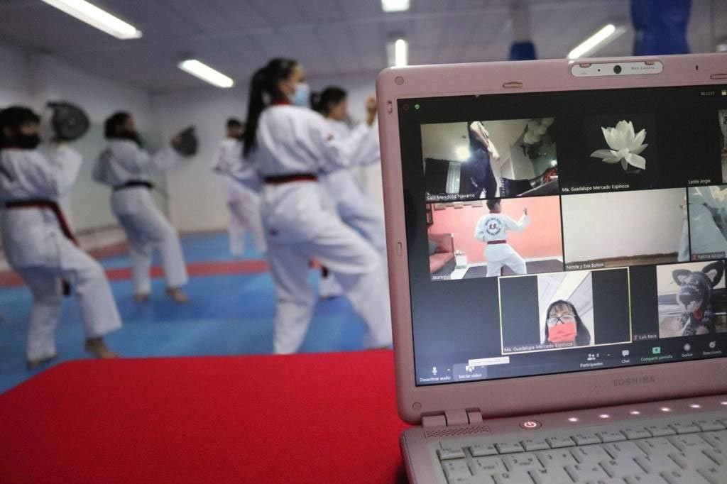 Inicia Comude León clases híbridas de tae kwon do