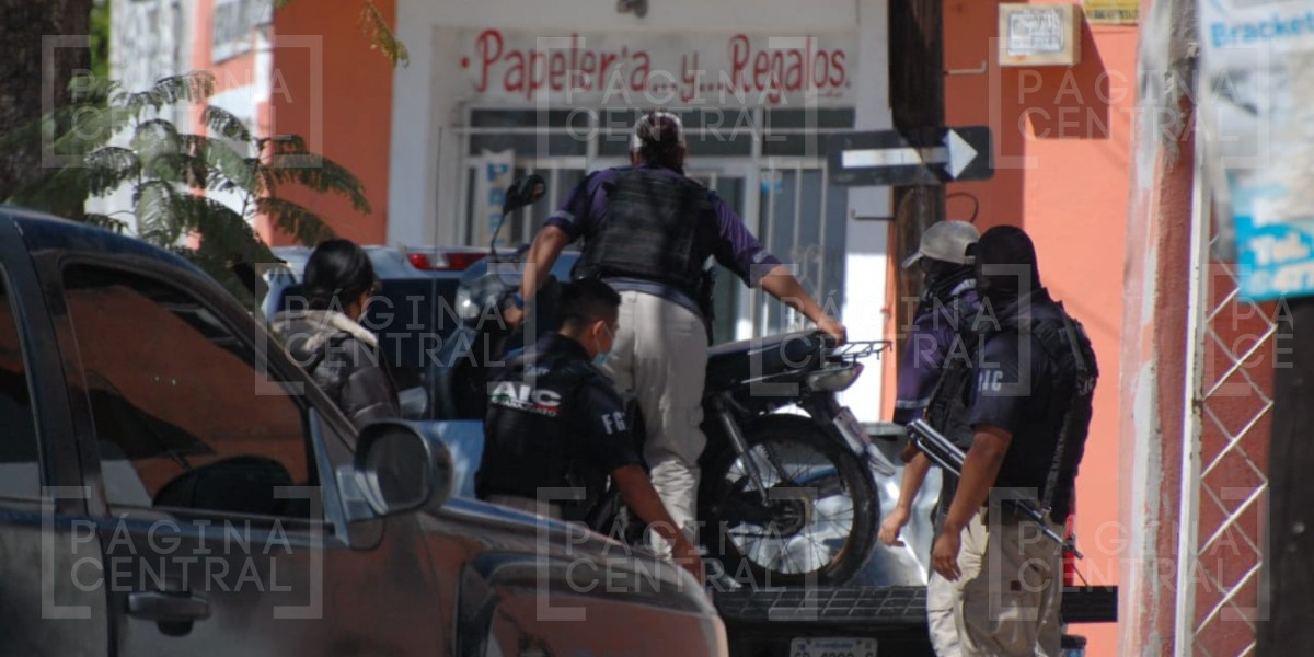 FGE catea un domicilio sospechoso en Loma Bonita