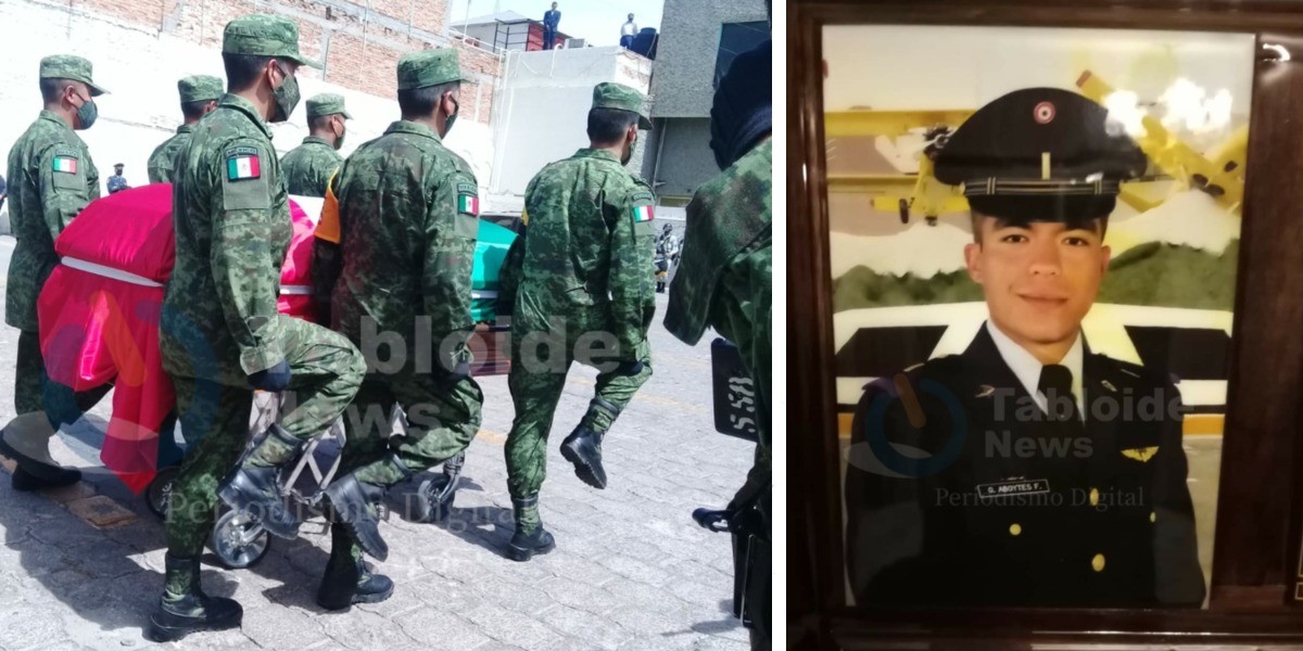 Despiden con honores militares a piloto aviador celayense