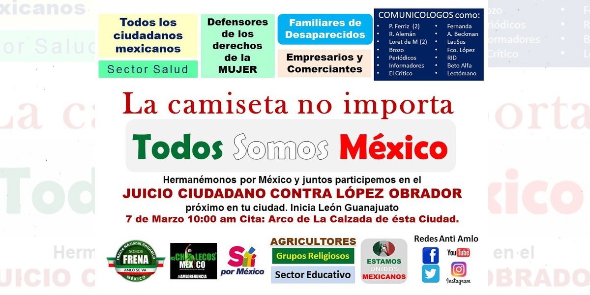 Frena se reactiva: van por firmas para enjuiciar al presidente