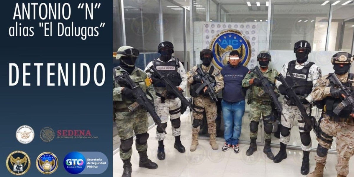 Detienen a ‘El Dalugas’, líder en la estructura criminal de 'El Marro'