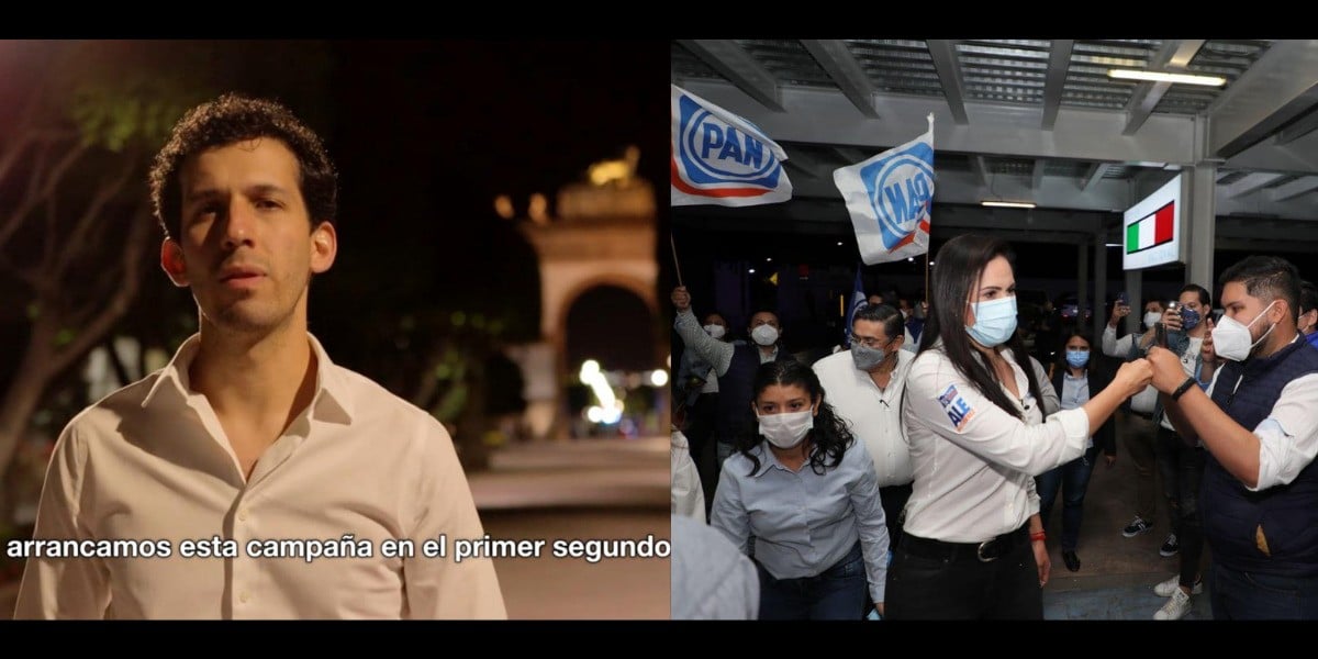 PAN y MC inician campaña en el primer minuto