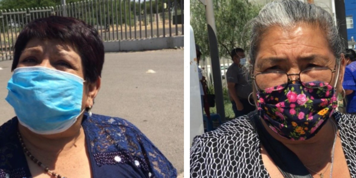 Adultas mayores con discapacidad tuvieron que hacer fila