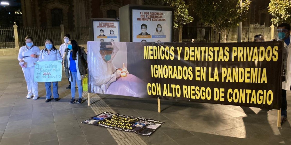 Sin fecha de vacunación a trabajadores de salud privados