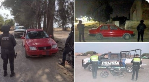 Asegura FSPE vehículos con reporte de robo