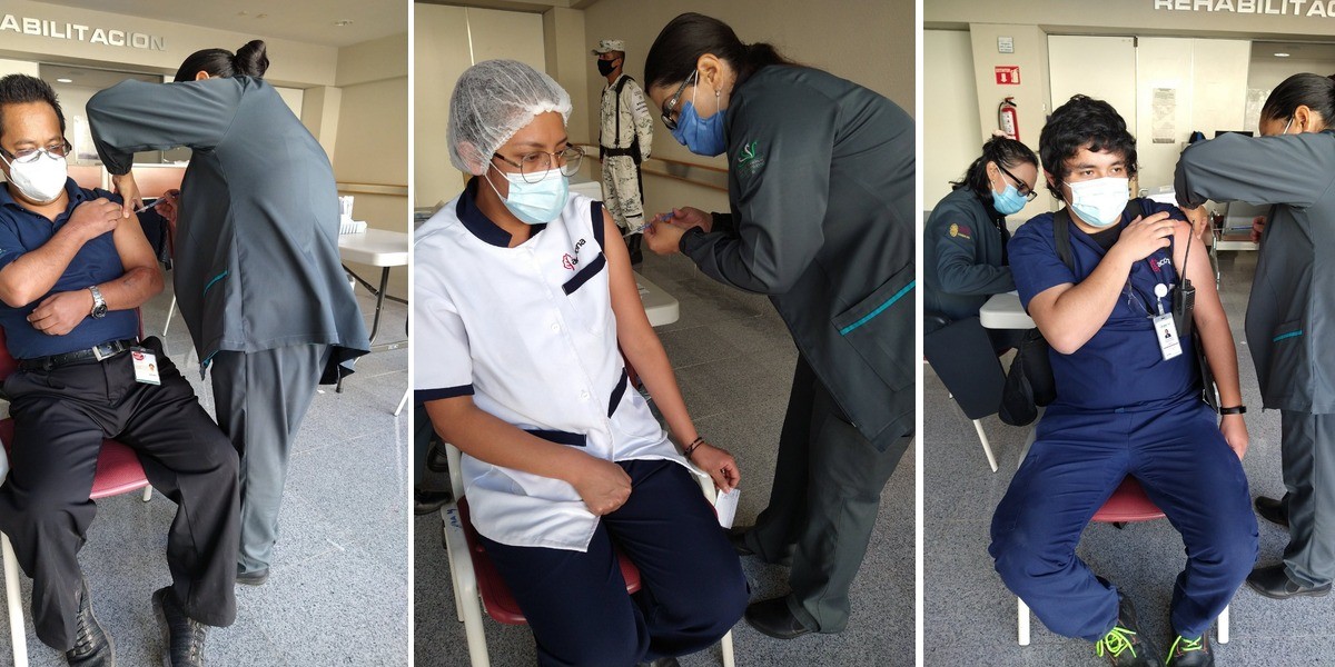Llama gobernador a Federación a cubrir vacuna para el 100% del personal de salud