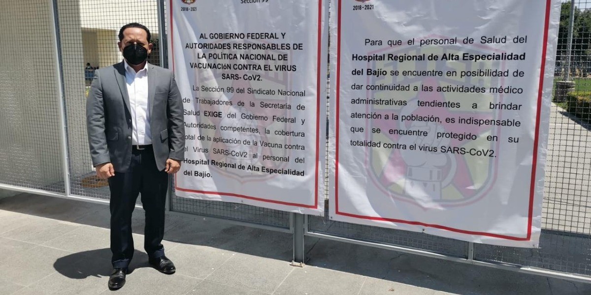 Trabajadores de la salud del HRAEB exigen ser vacunados