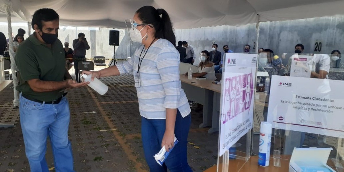 Presenta INE protocolo sanitario a seguir el 6 de junio