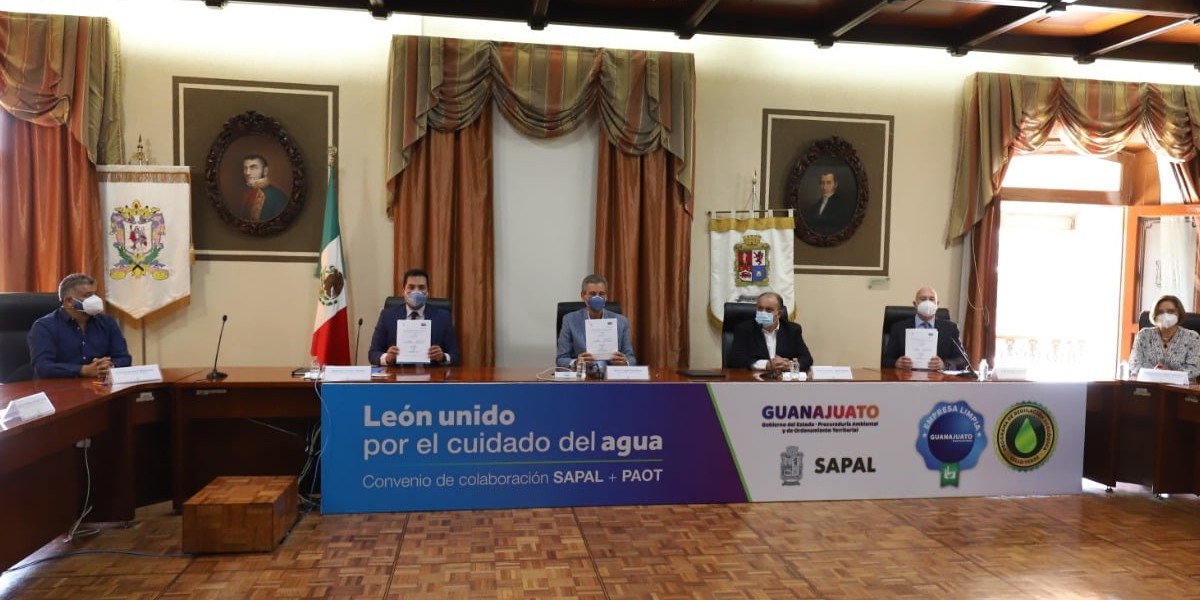 Anuncian cooperación entre PAOT y SAPAL por el medio ambiente