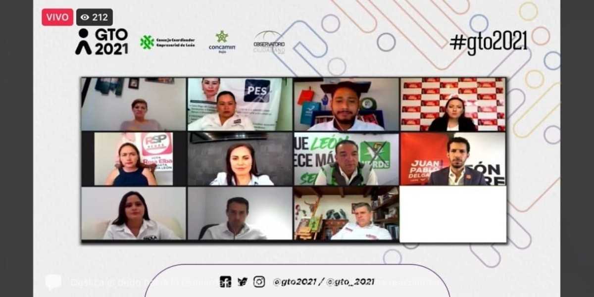 Candidatos a la alcaldía exponen sus propuestas ante jóvenes leoneses