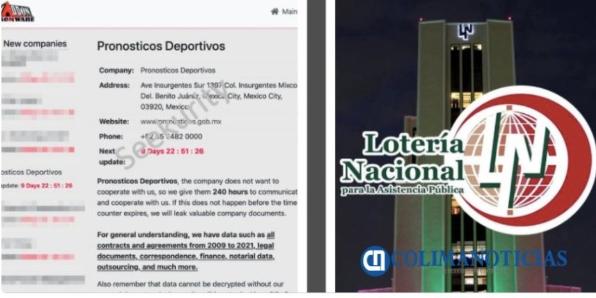 Hackean la Lotería Nacional; los ciberdelincuentes piden rescate