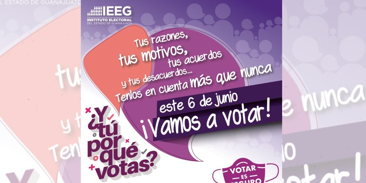 Llegó el día, ¡sal y vota!