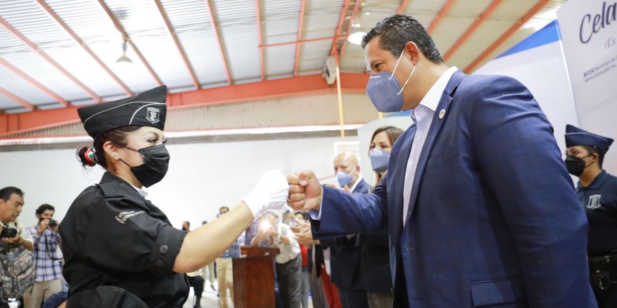 Reconoce gobernador crecimiento de las policías municipales