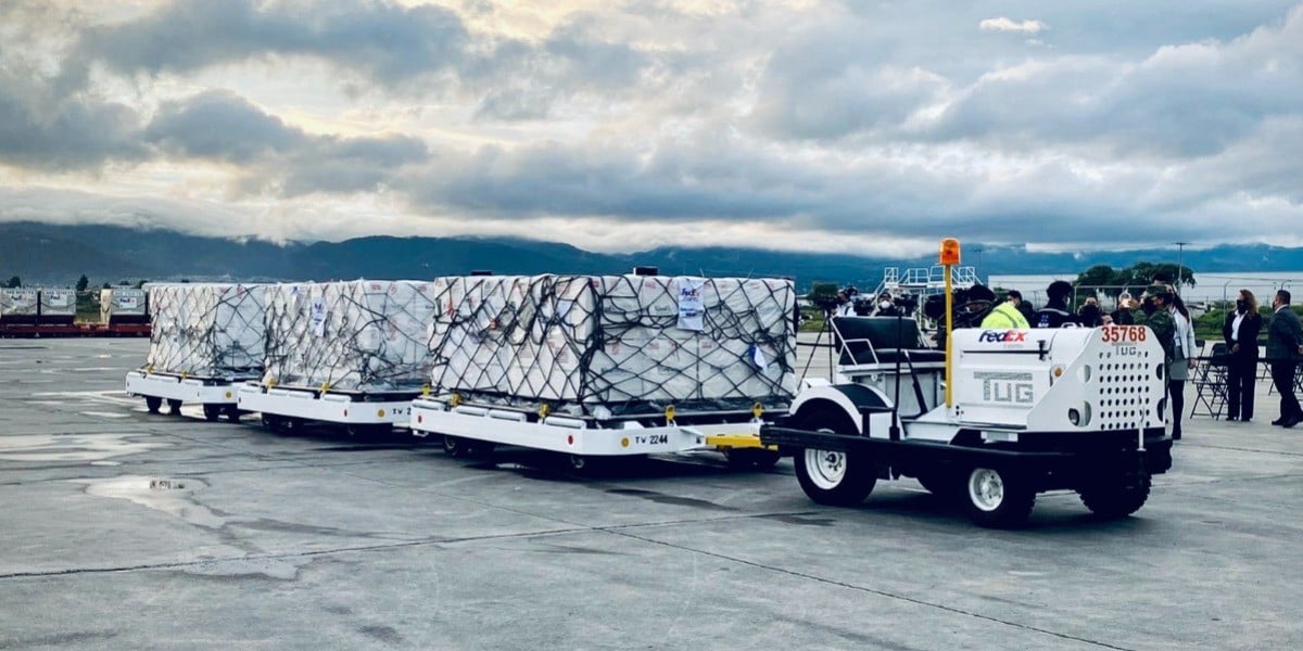 Llegan 1.3 millones de vacunas Johnson & Johnson a México