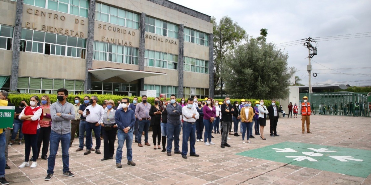 Participa IMSS Guanajuato en Primer Simulacro Nacional 2021