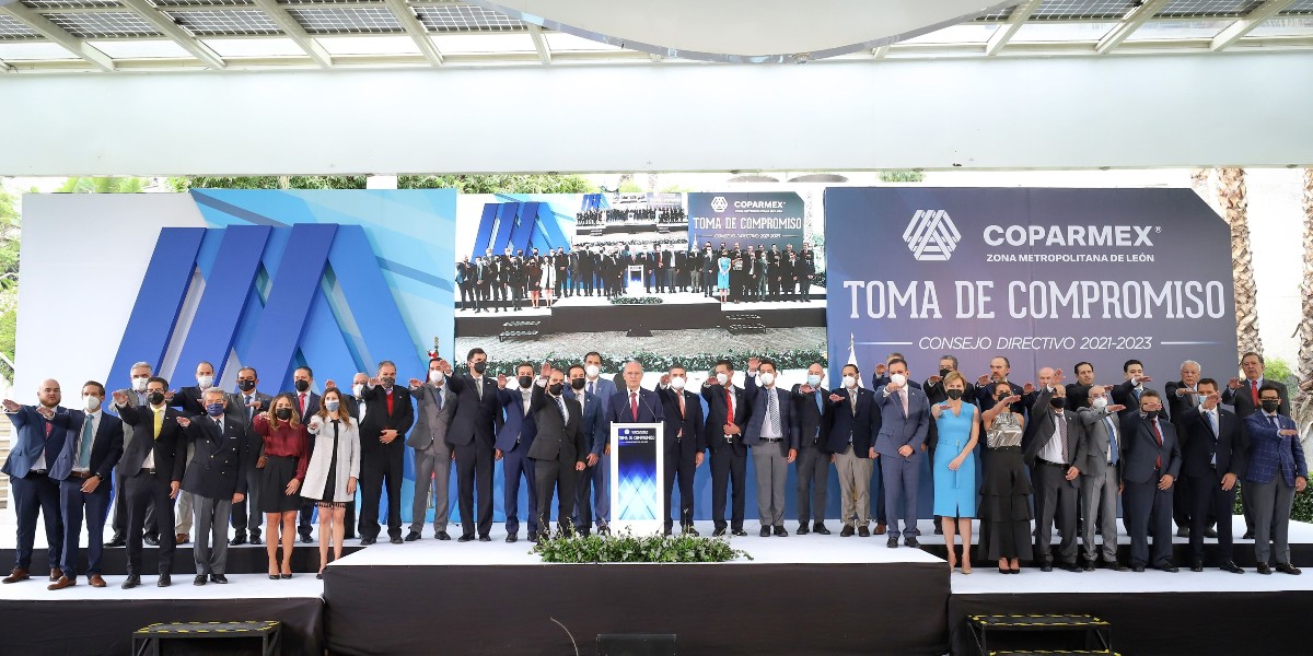 Celebra Coparmex León la toma de protesta de su nuevo Consejo Directivo