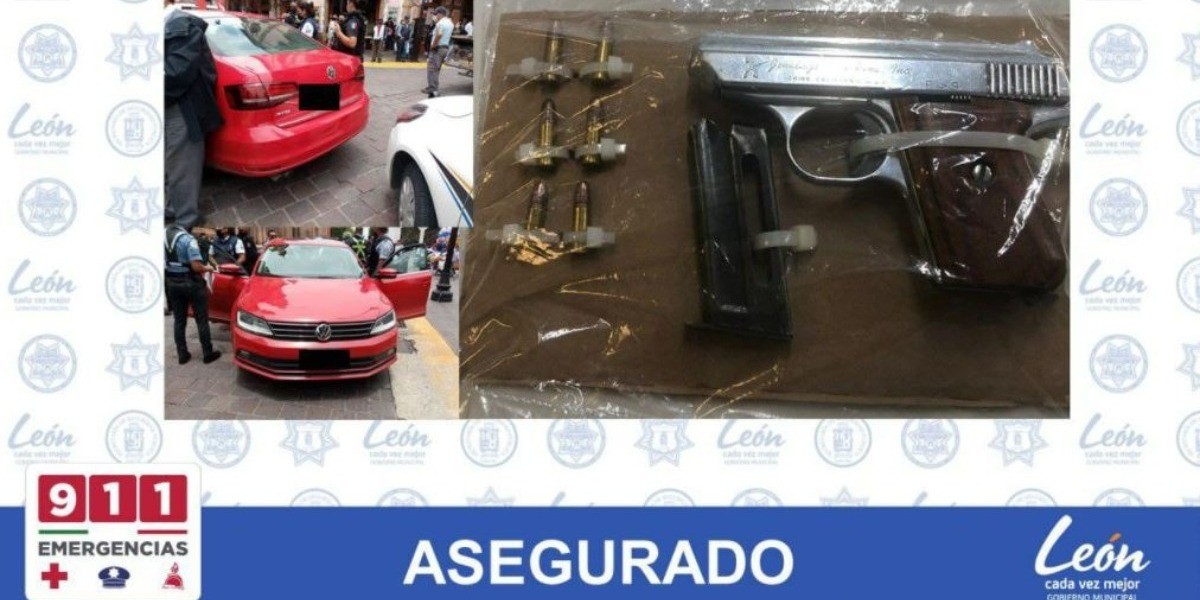 Tras persecución, detienen a pareja de ancianos por portación de arma de fuego