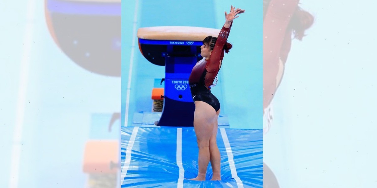 Alexa Moreno va la final de salto de caballo