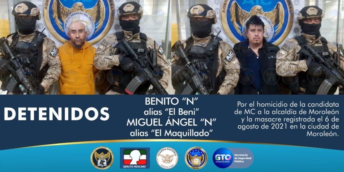 Capturan a otros dos homicidas de candidata asesinada en Moroleón