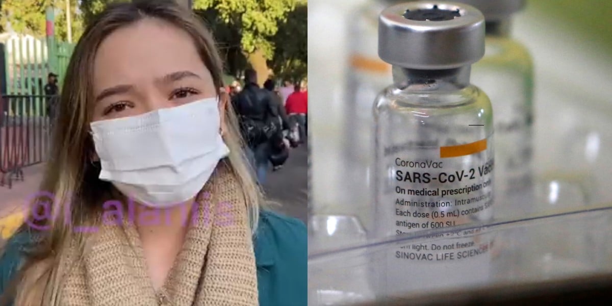 Madre se formó una noche por la vacuna de sus hijos; estos se negaron a vacunarse