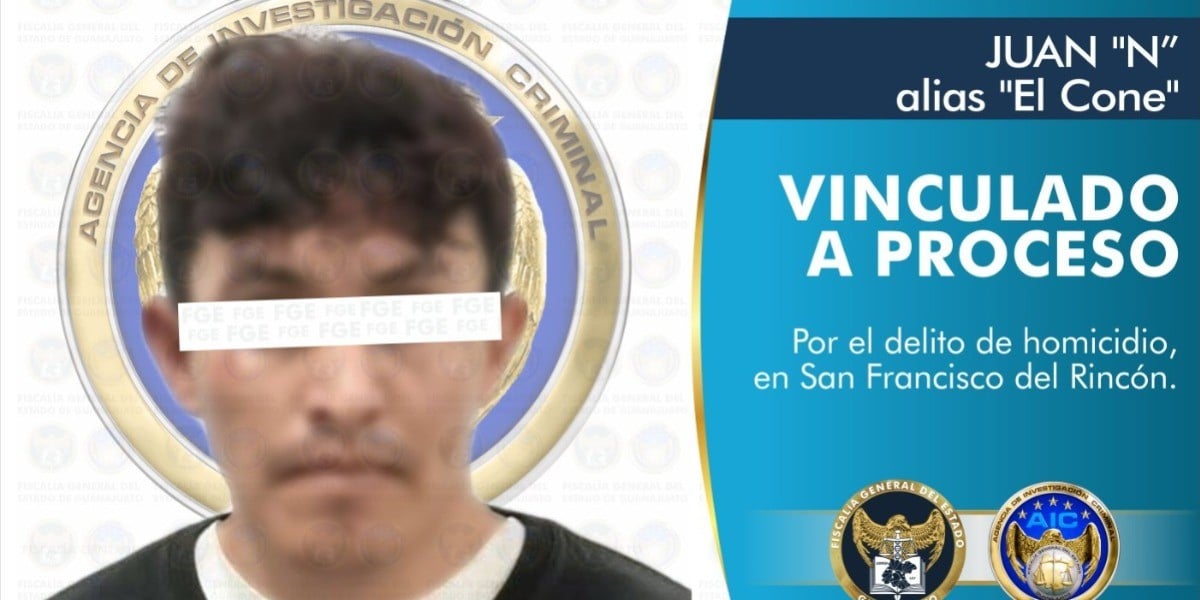Procesan a 'El Cone' por doble asesinato en San Francisco del Rincón