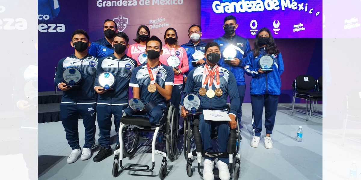 Reconoce gobierno de Guanajuato a deportistas que participaron en Tokio 2020