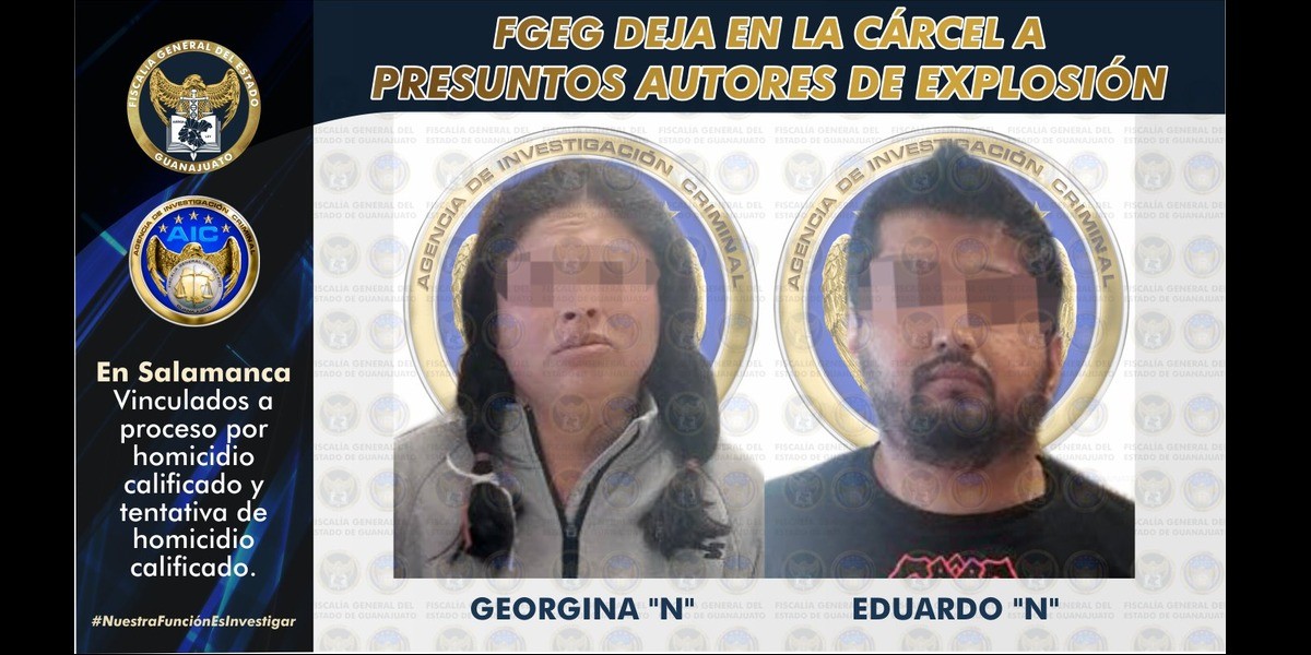 Vinculan a proceso a pareja por explosión en restaurante en Salamanca