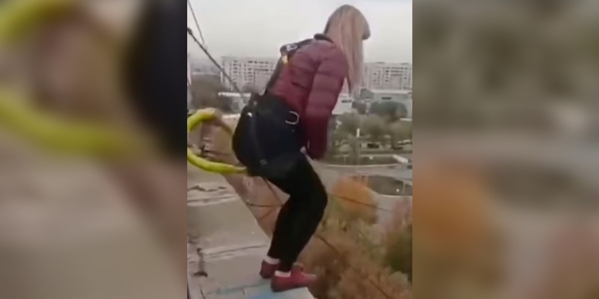 #VIDEO | Fallece mujer tras tirarse de un 'bungee' sin cuerda de seguridad