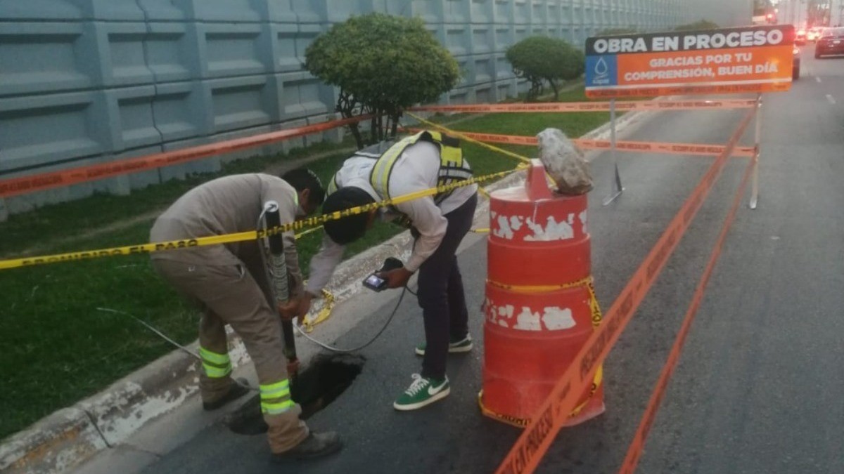 Inicia SAPAL trabajos de rehabilitación del alcantarillado en bulevar Aeropuerto